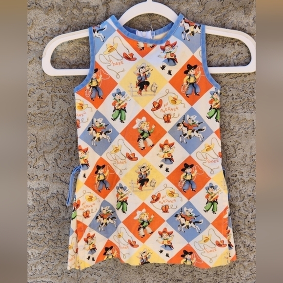 Vintage Little Girl Rodeo Dress - Picture 3 of 6